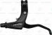 Ручка тормозная Shimano Deore V-Brake T610 левая EBLT610LL				