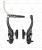 Тормоз V-BRAKE Shimano Alivio передний T4000 S65T черный EBRT4000FX43SLP