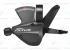 Шифтер Shimano Altus М370 лев 3ск тр. 1800мм черный ESLM370LBL				