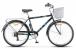 Велосипед Stels Navigator 26" 250 Gent Z010 Чёрный (с корзиной) (LU089100)