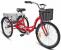 Велосипед Stels Energy I 26" V020 Красный/Белый (с корзиной) 