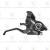 Шифтер/тормозная ручка Shimano Alivio M430 лев/пр 3x9ск тр.+оплетк ESTM430PTAS